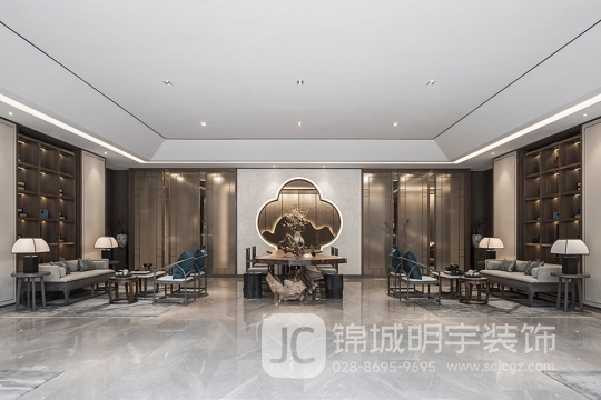 簡潔而不失高雅的會所裝修設(shè)計