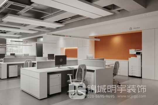 簡約風(fēng)尚現(xiàn)代商務(wù)辦公空間裝修設(shè)計